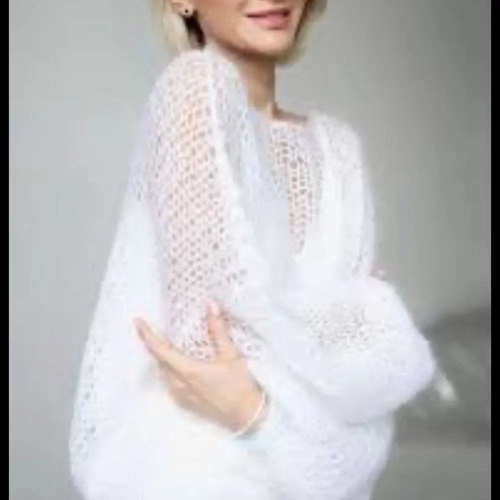 🌟💝Elegant 💝🌟 🌺COQUETTE-GIRL🌺 Cream/Yellow Knit Lantern Sleeve Sweater